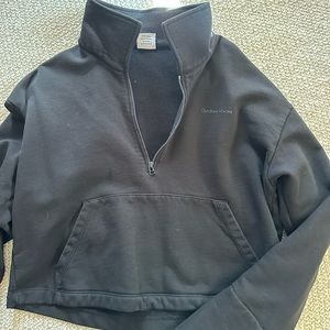 Outdoor voices cropped Turkish cotton sweatshirt